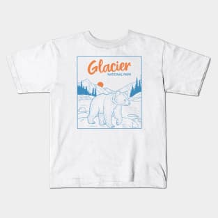 Glacier National Park Kids T-Shirt